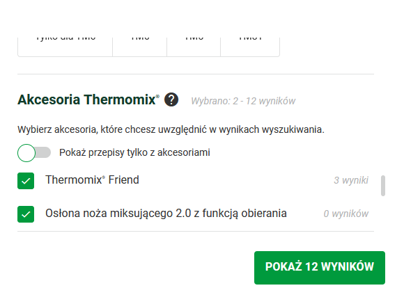 stacja thermomix friend filtrowanie